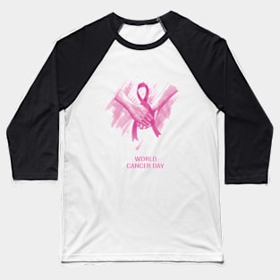 In October We Wear Pink Breast Cancer Awareness Survivor Baseball T-Shirt